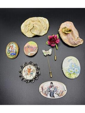 Vintage/Antique Brooch/Pin Lot